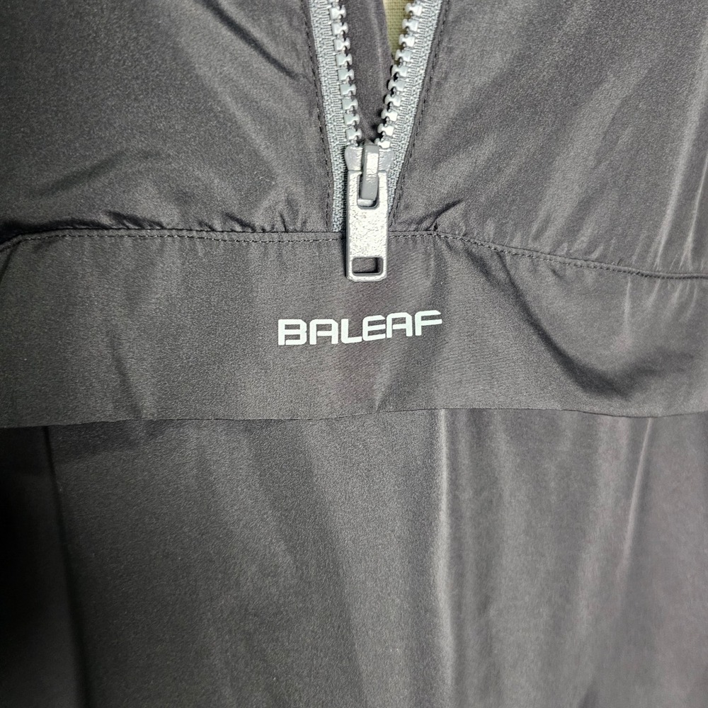 BALEAF Black Pullover Hooded Anorak Jacket Lightweight Zip Pocket Size XL - Picture 4 of 10